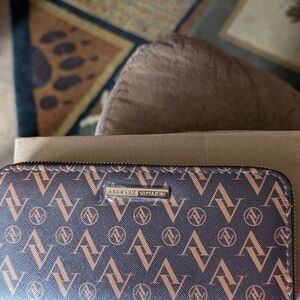 Brown Wallet with Phone Holder